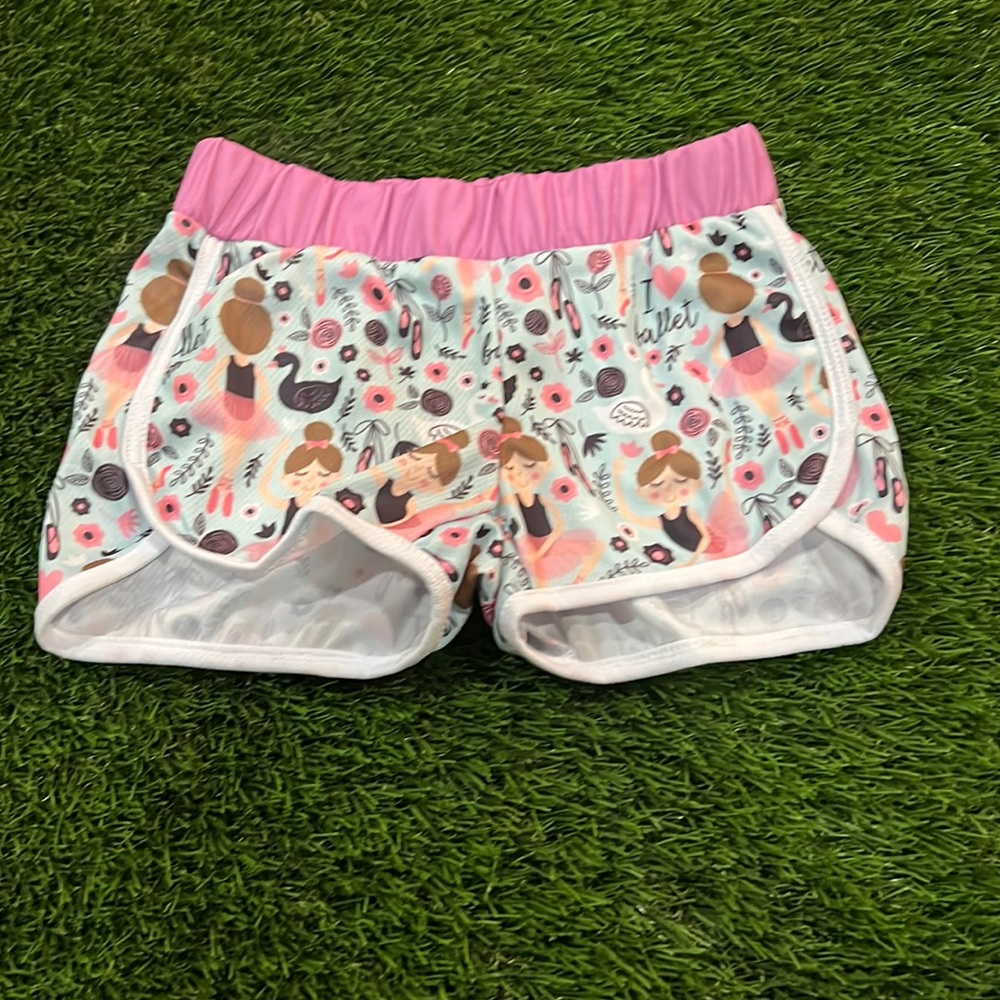 Urban Smalls girls ballerina print shorts